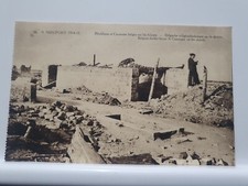 Vintage Postcard, NIEUPORT 1914-18 Belgian blockhouse & casemate on Rocks (10G)