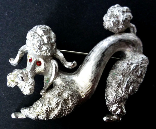 Poodle brooch pin monet - poodle, monet-