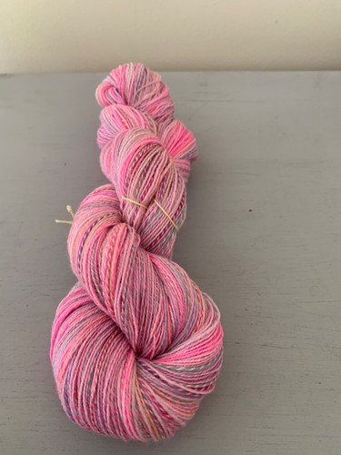 Hand dyed spun yarn - dyed,, on