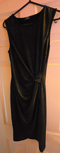 Lipsy london black glitter - black,