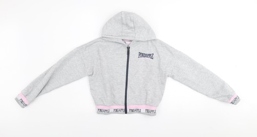 Pineapple girls grey hooded - girls,