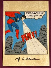 Roy Lichtenstein painting on