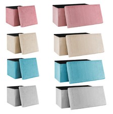 Folding Ottoman Storage Box