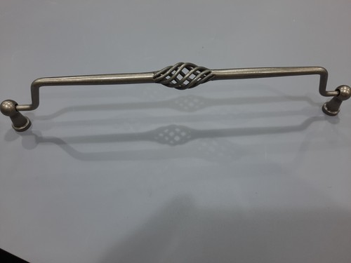 Vintage silver door knob - door,