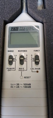 Tes 1350a sound level meter - level,
