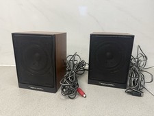 Realistic Minimus 2.5 40-1999A  Speakers Walnut Veneer Vintage Tandy Radioshack