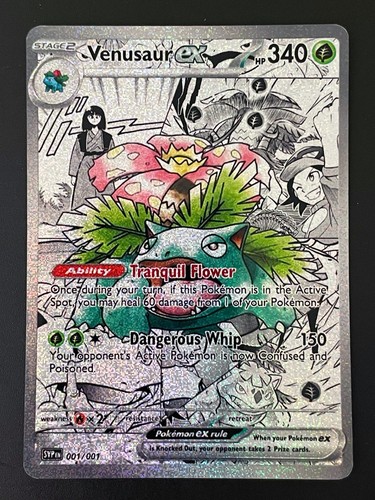 Venusaur full art card - art,
