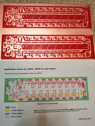 1200w amplifier pcb only - 1200w,