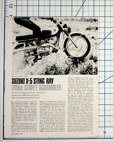 1967 suzuki sting ray - x-5,