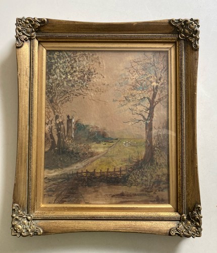 Antique watercolour painting - antique,