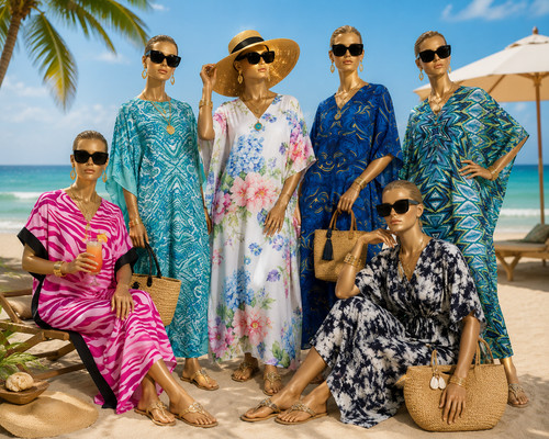 Women holiday dress caftan - holiday,