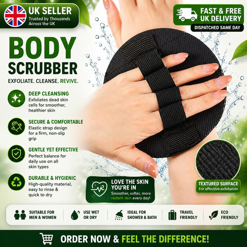 Exfoliating glove body - exfoliating,