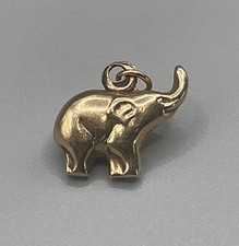 9ct Gold Elephant Charm