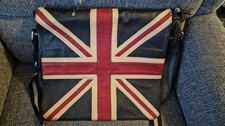 Faux Leather Union Jack  Bag / Satchel
