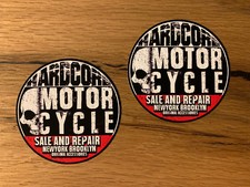 2x Vintage Custom Stickers