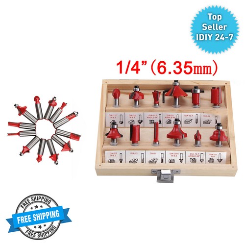 Rolson 12pc bit set tungsten - 12pc,