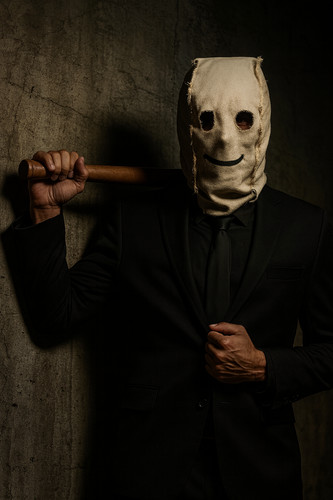 Adult scary strangers home - scary,