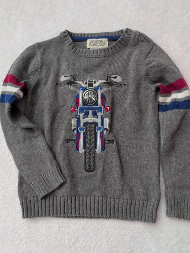 Grey knit toddler - knit, jumper