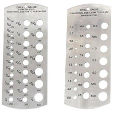 2Pcs Stainless Steel Drill