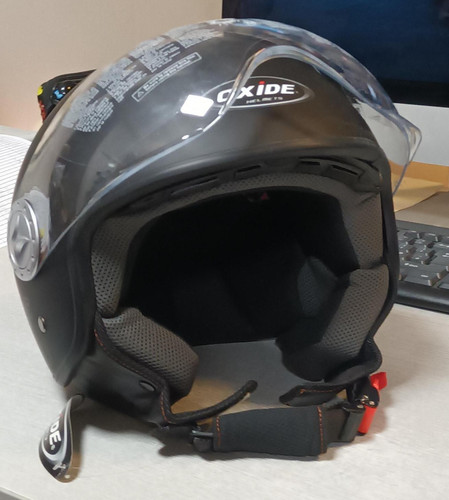 Motorcycle helmet open - helmet, face