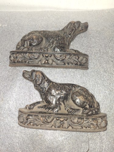 Pair victorian cast - pair, iron