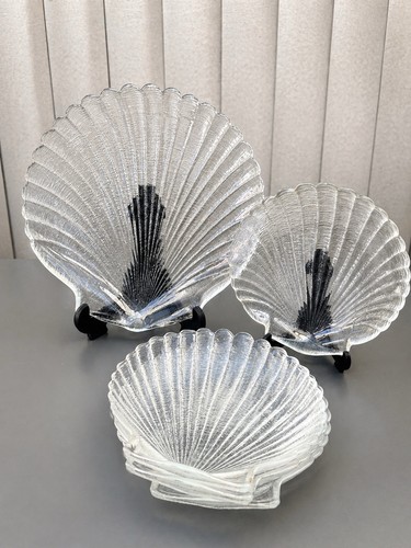 Vintage 1970s glass shell - vintage,