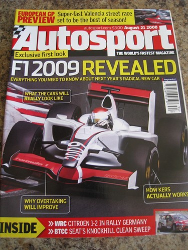 Autosport magazine aug - autosport, 2008