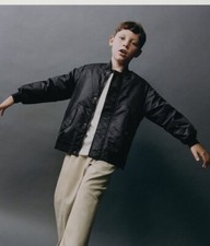 Zara Oversized Zippered Bomber