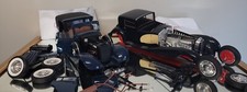 TWO Plastic 1:16 Model Cars 1XBugatti 1X Cadillac Both Need Restoration