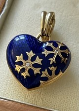 Faberge Diamond Enamel 18k