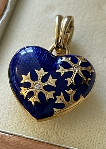 Faberge diamond enamel 18k - diamond,