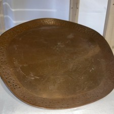Vintage Copper Pub Tray , Teacher’s “ Highland Cream “ Scotch Whisky Distillers