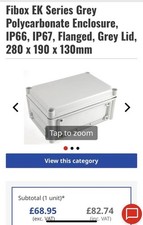 Fibox EK Grey Enclosure IP67