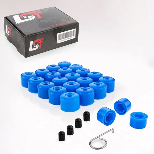 20x wheel nut caps set - 20x, blue