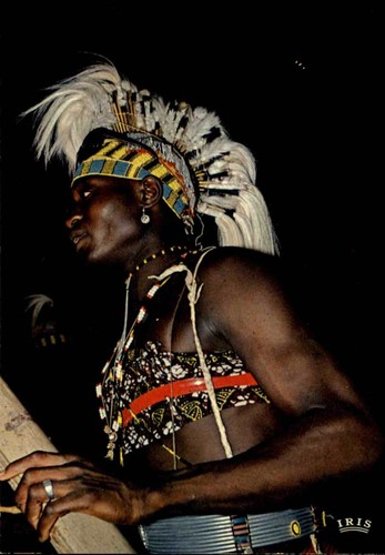 Senegal postcard africa - postcard,