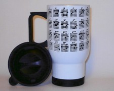 Guitar Chord Chart Travel Mug