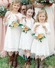 Flower Girl Dress, Lace Dress