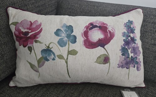 Oblong misty meadow cushion - oblong,