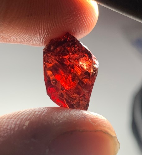 Natural rhodolite garnet - ct,
