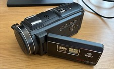 SOPPY 8K Digital Camcorder 48MP 60FPS WiFi IR Night Vision 18X Zoom