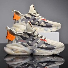 MENS BEIGE RUNNING TRAINERS