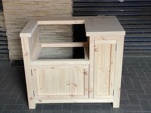 Belfast sink unit unpainted - sink,