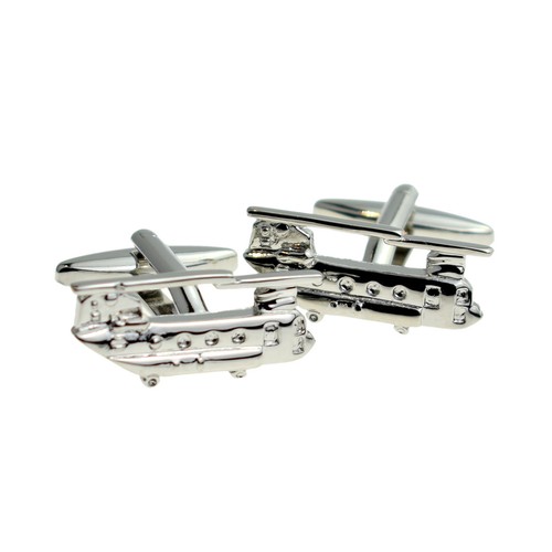 Chinook helicopter cufflinks - helicopter,