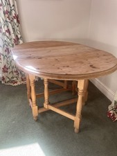 Solid Pine Dropleaf Table