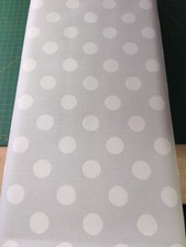 Tula Pink Quilting Cotton Fabric Graywork Pom Poms Fog Large Dots