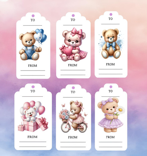 Cute teddy bears gift - 6,