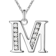 925 Sterling Silver Plated A-Z