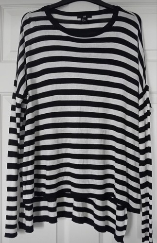 Black and white striped - and,