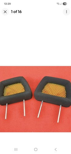 Recaro fishnet headrests - headrests, pair