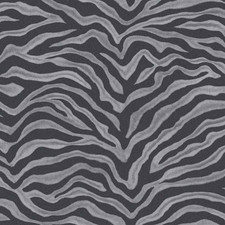 Galerie Natural FX Zebra Wallpaper Silver Black Paste The Wall Animal Print